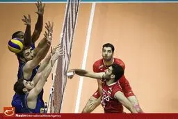 دیدار والیبال ایران و برزیل