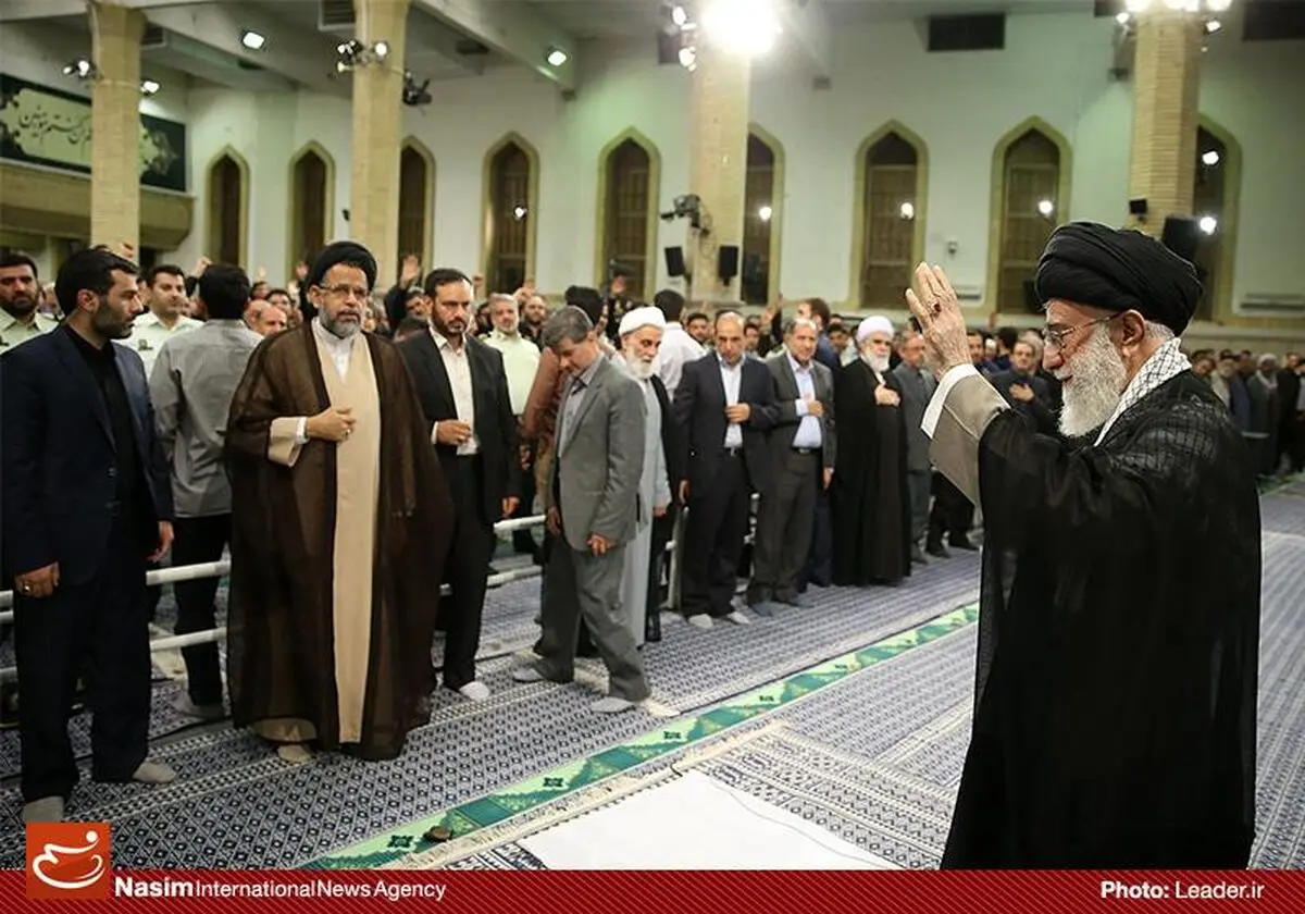 مراسم سوگواری مولای متقیان امام علی(ع) در حضور رهبر معظم انقلاب