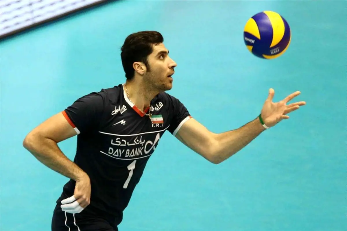 شهرام محمودی امتیازآورترین بازیکن ایران مقابل صربستان شد