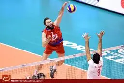 دیدار والیبال ایران و صربستان