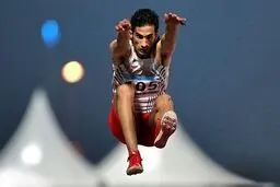 ارزنده در پرش طول المپیکی شد