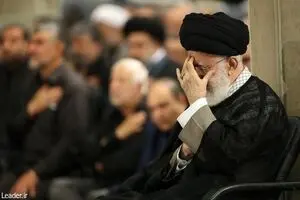 مراسم سوگواری امیرالمومنین (ع) در حضور رهبر انقلاب برگزار شد + تصاویر