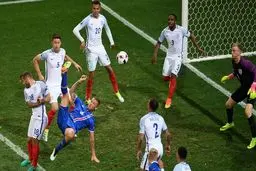 گزارش تصویری:: حذف انگلیس توسط ایسلند شگفتی‌ساز