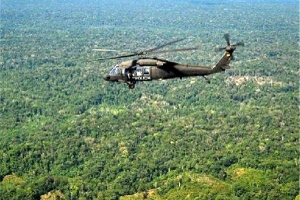 کشته شدن ۱۷ سرباز کلمبیایی در سقوط یک بالگرد نظامی