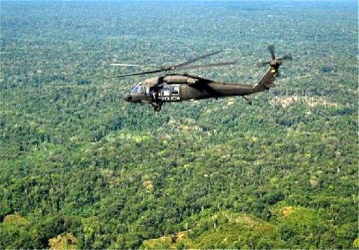کشته شدن ۱۷ سرباز کلمبیایی در سقوط یک بالگرد نظامی