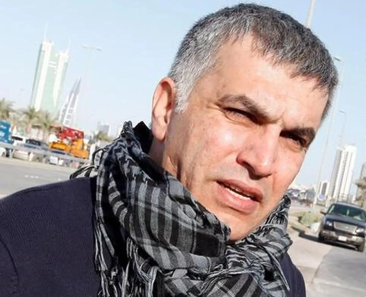 "نبیل رجب" فعال سیاسی بحرین به بیمارستان منتقل شد