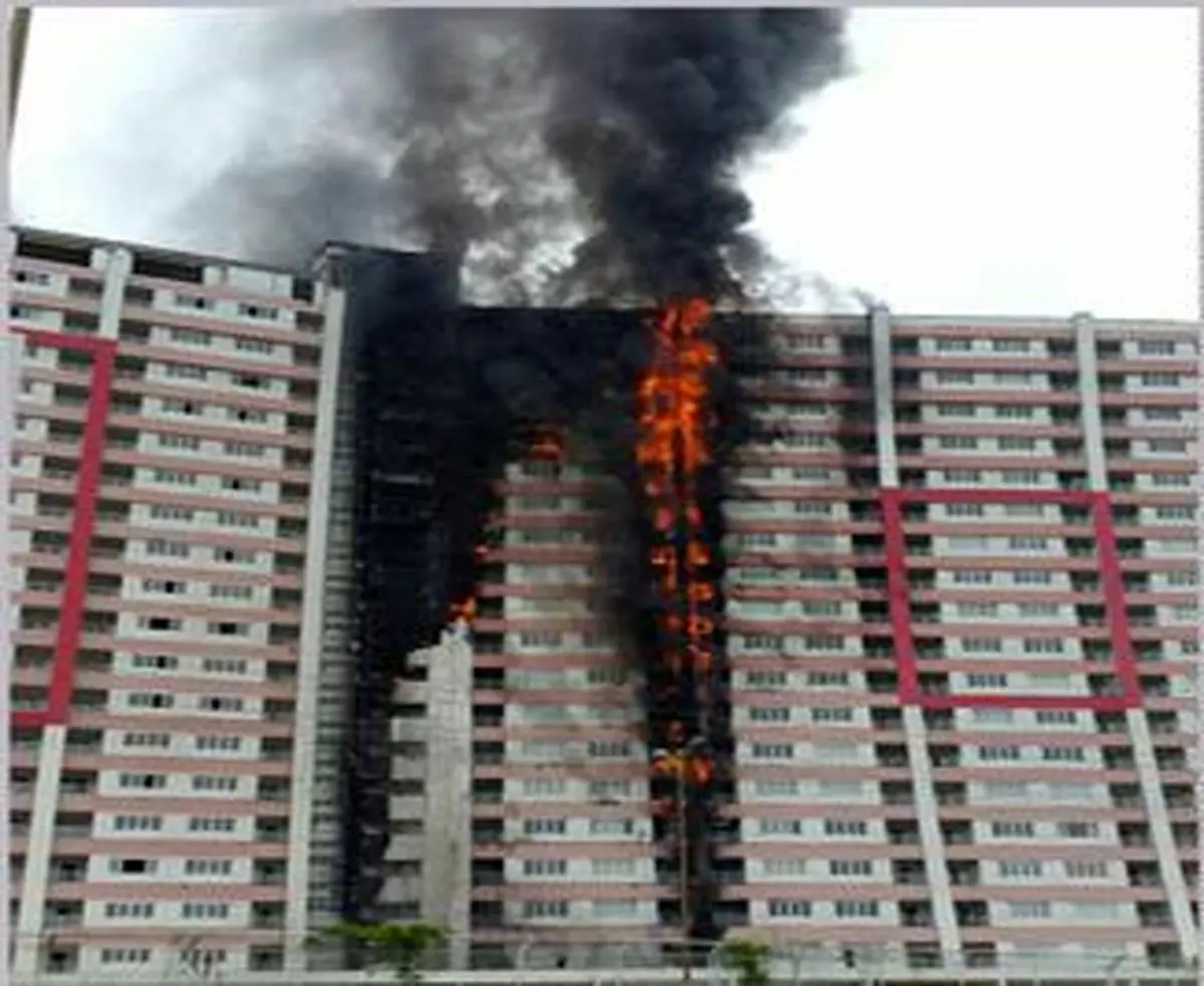 عملیات ۳۶ امدادگر و نجاتگر در حریق برج‌های مسکونی طاووس