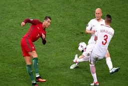 بازی پرتغال و لهستان به وقت اضافه کشیده شد