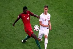 تساوی پرتغال و لهستان در نیمه نخست