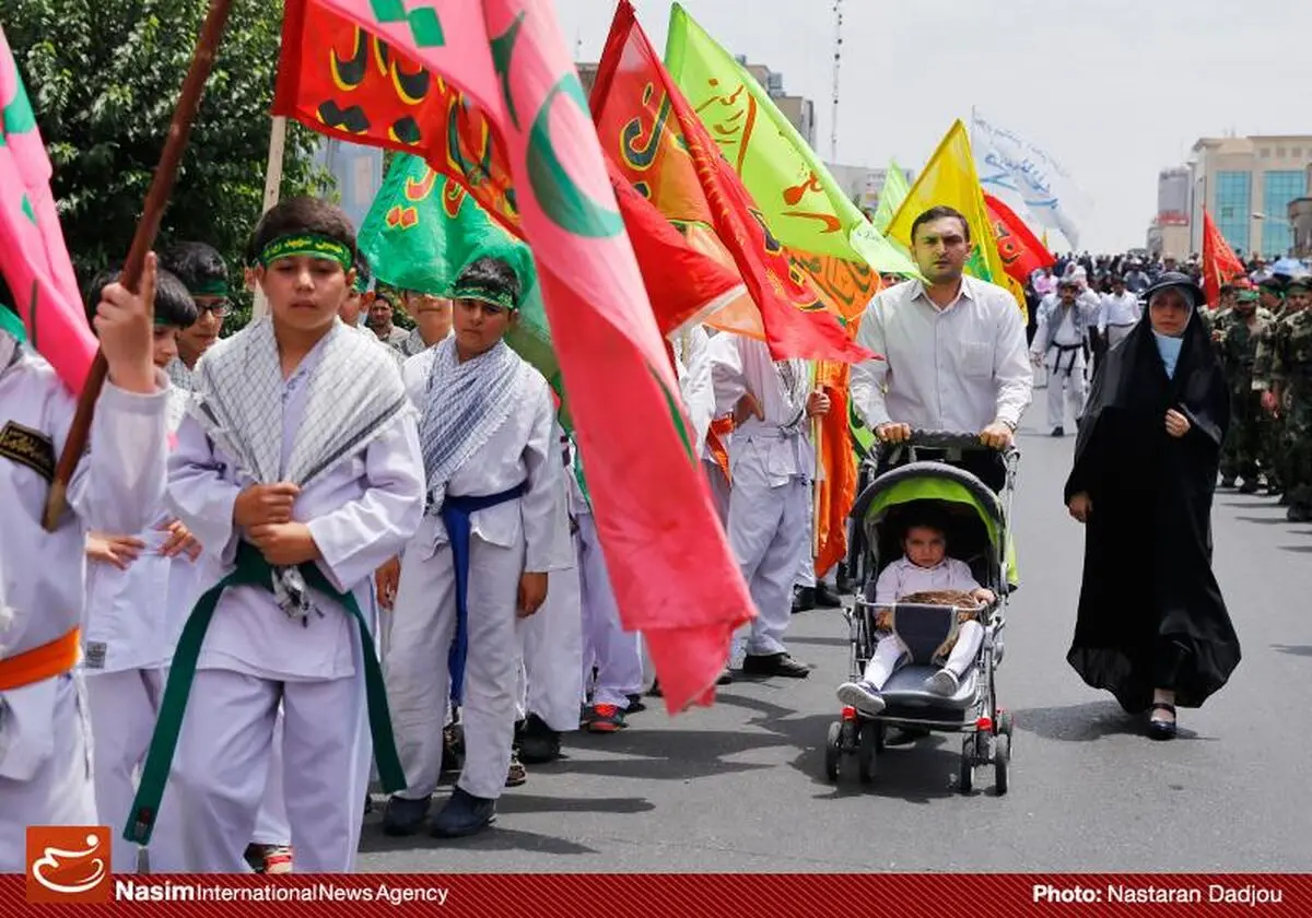 حضور پرشور جامعه ورزش در راهپیمایی روز قدس