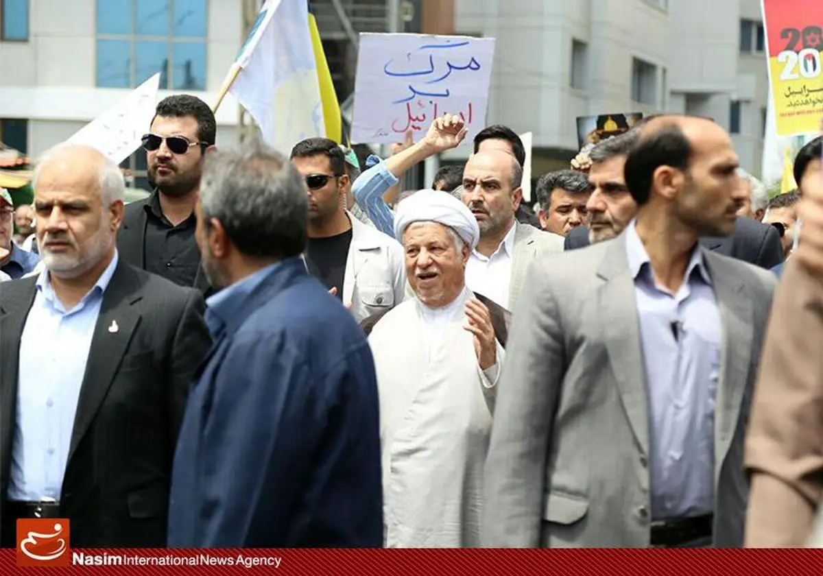 هاشمی رفسنجانی: حضور پرشور مردم در روز قدس نقش مهمی در آینده فلسطین دارد