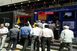 عکس خبری :: طرح اکران آثار فیلمسازان انقلابی با موضوع مقاومت در حاشیه راهپیمایی روز قدس در سینماسپیده