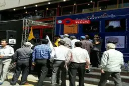 عکس خبری :: طرح اکران آثار فیلمسازان انقلابی با موضوع مقاومت در حاشیه راهپیمایی روز قدس در سینماسپیده