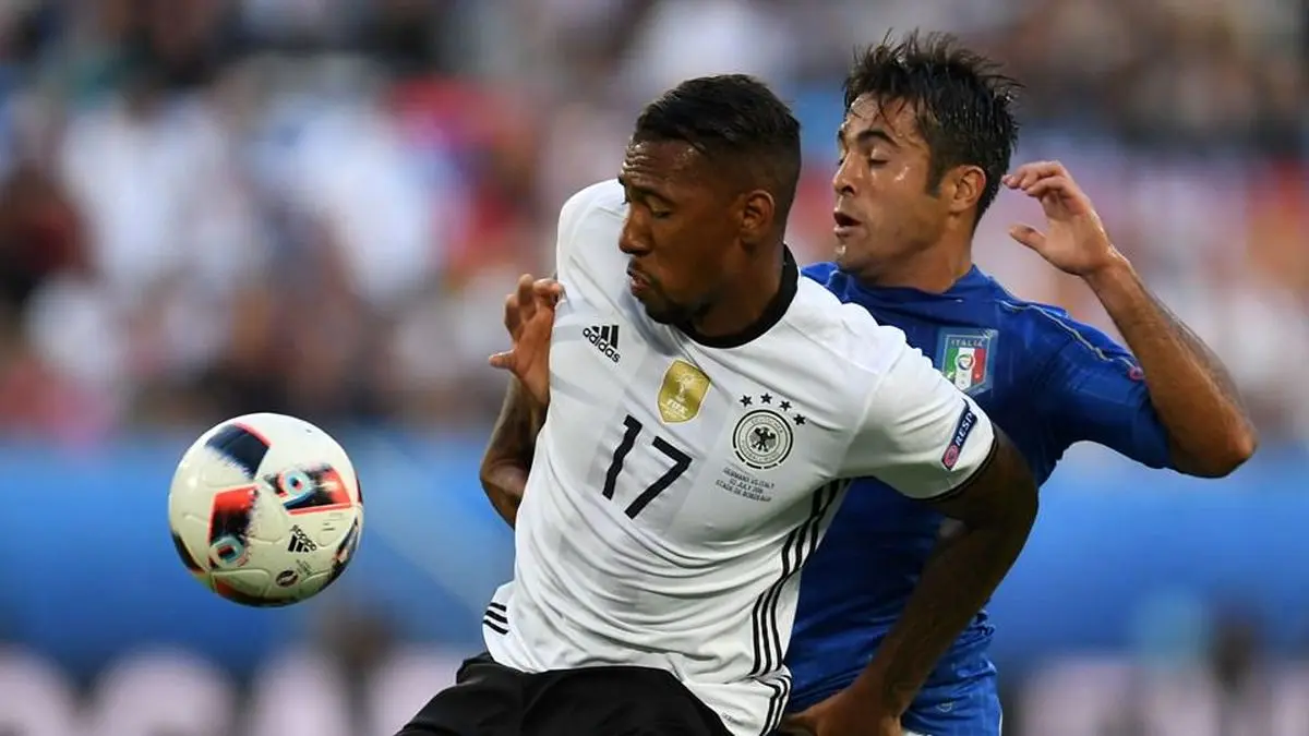 تساوی ایتالیا و آلمان در نیمه نخست