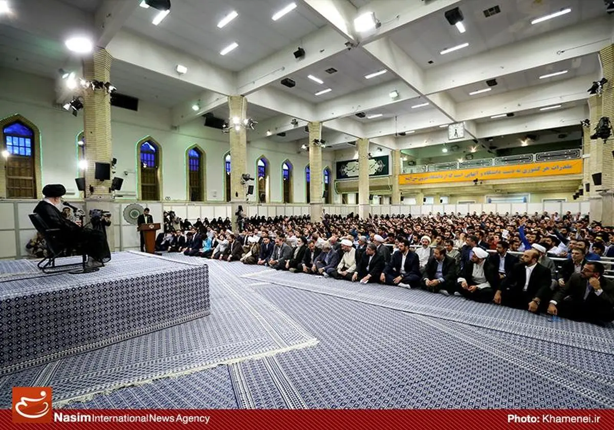 پخش دیدار روز گذشته دانشجویان با مقام معظم رهبری