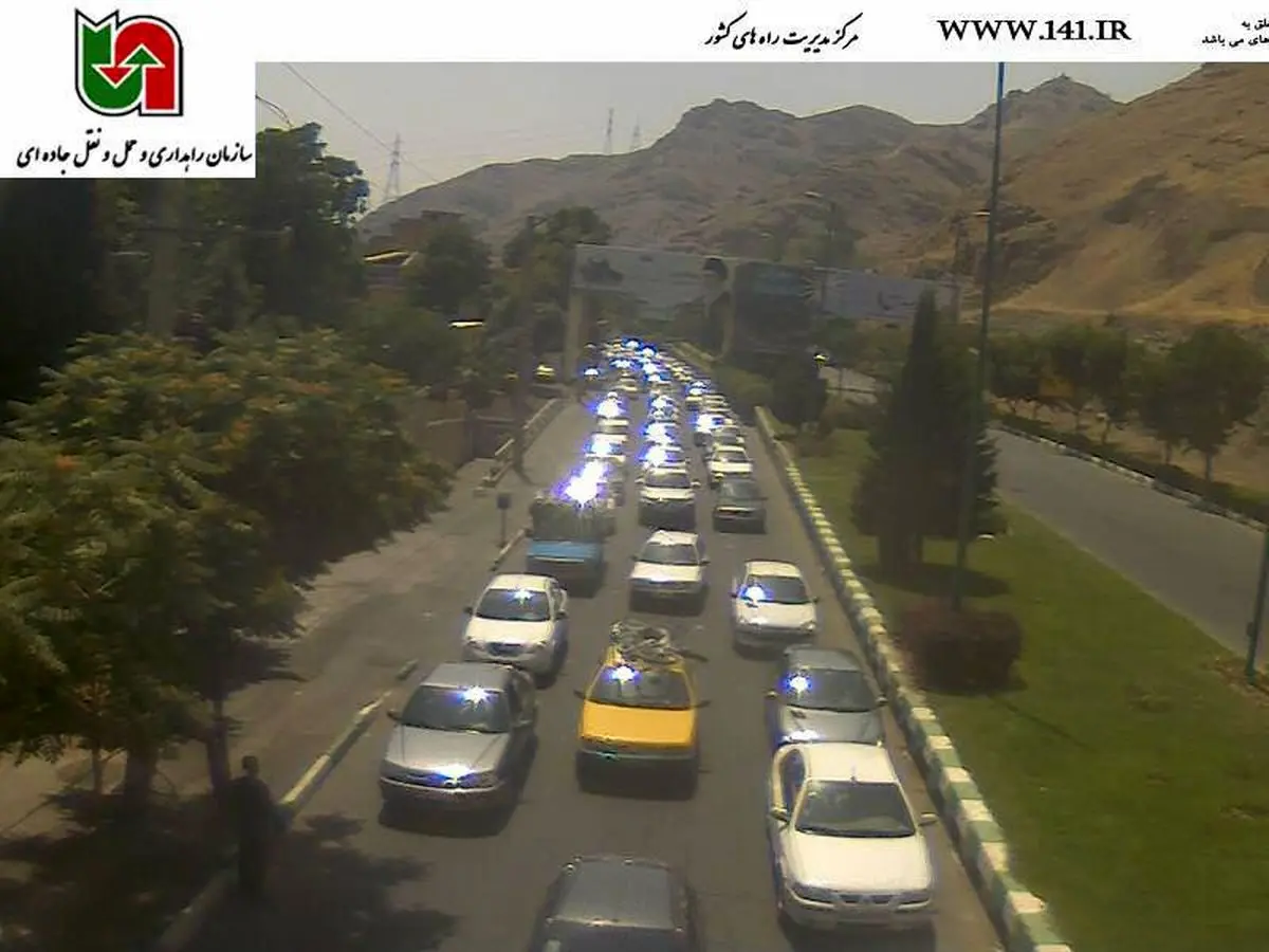 محور چالوس-کرج یک طرفه شد