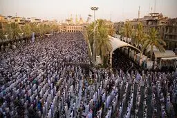 فیلم :: نماز عید فطر در بین الحرمین