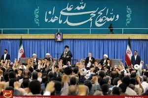 دیدار مسئولان نظام، سفرای کشورهای اسلامی و جمعی از اقشار مختلف مردم با رهبر معظم انقلاب