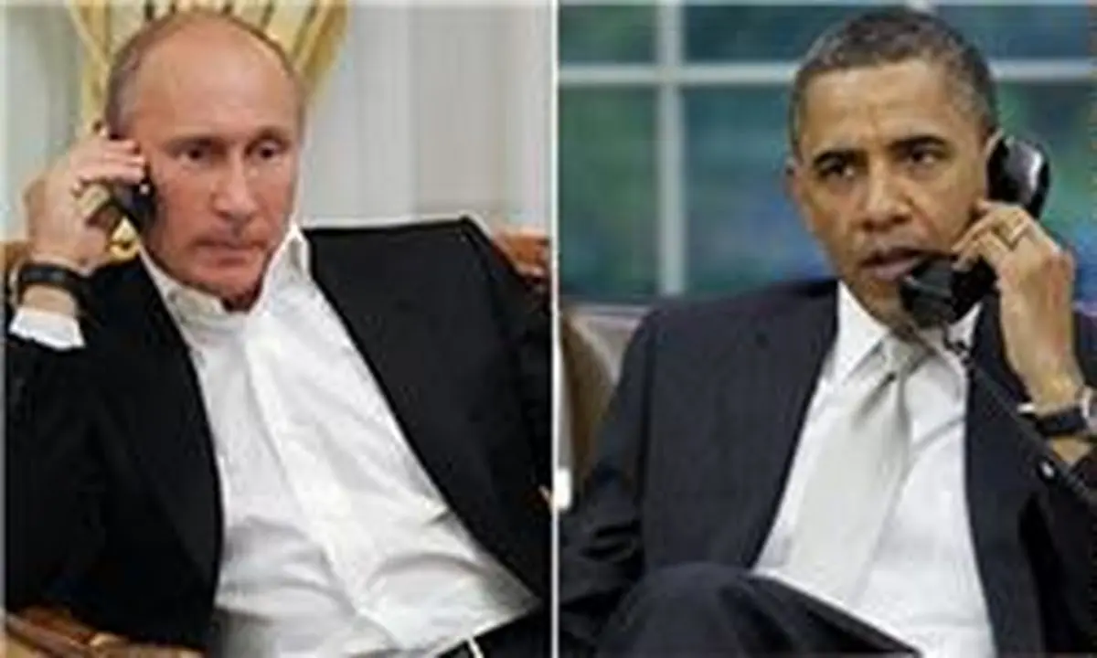 پوتین و اوباما درباره هماهنگی نظامی در سوریه گفتگو کردند