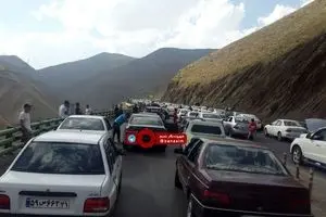 عکس خبری :: ترافیک خسته‌کننده جاده چالوس