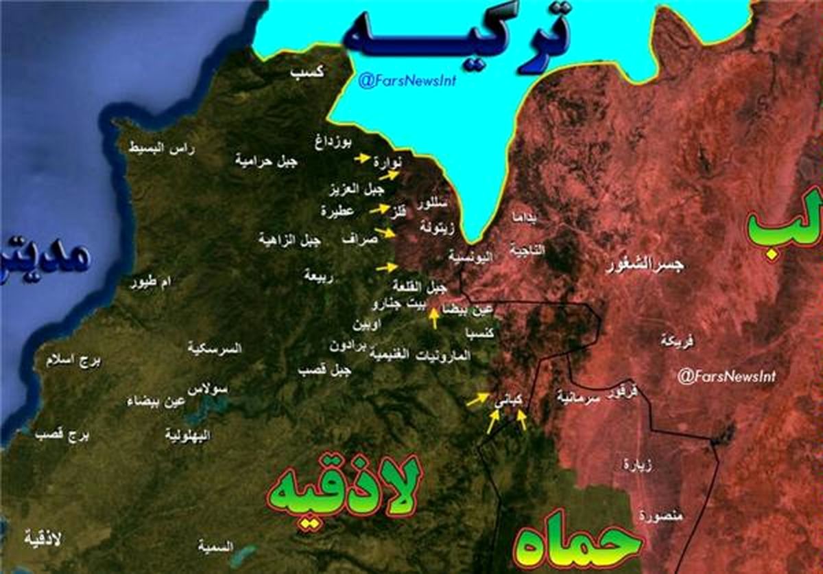 جزئیات عملیات جدید ارتش سوریه در شمال "لاذقیه"