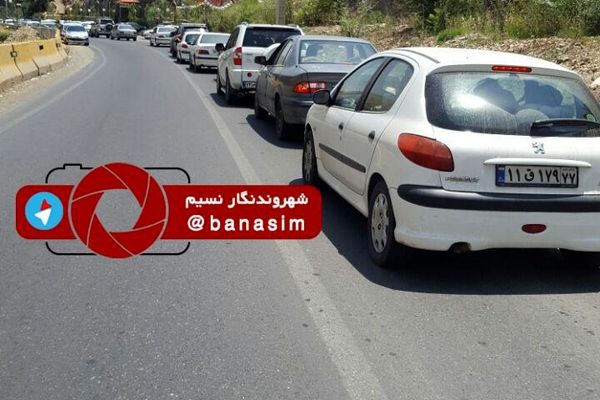 عکس خبری :: ترافیک برگشت مسافران از تعطیلات عید فطر در جاده فشم