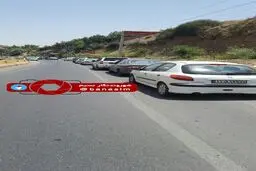 عکس خبری :: ترافیک برگشت مسافران از تعطیلات عید فطر در جاده فشم