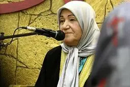 پیکر مهدیه الهی قمشه‌ای از تالار وحدت تشییع می شود