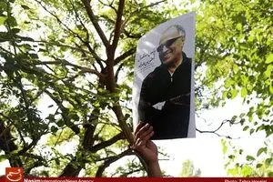 تشییع پیکر عباس کیارستمی