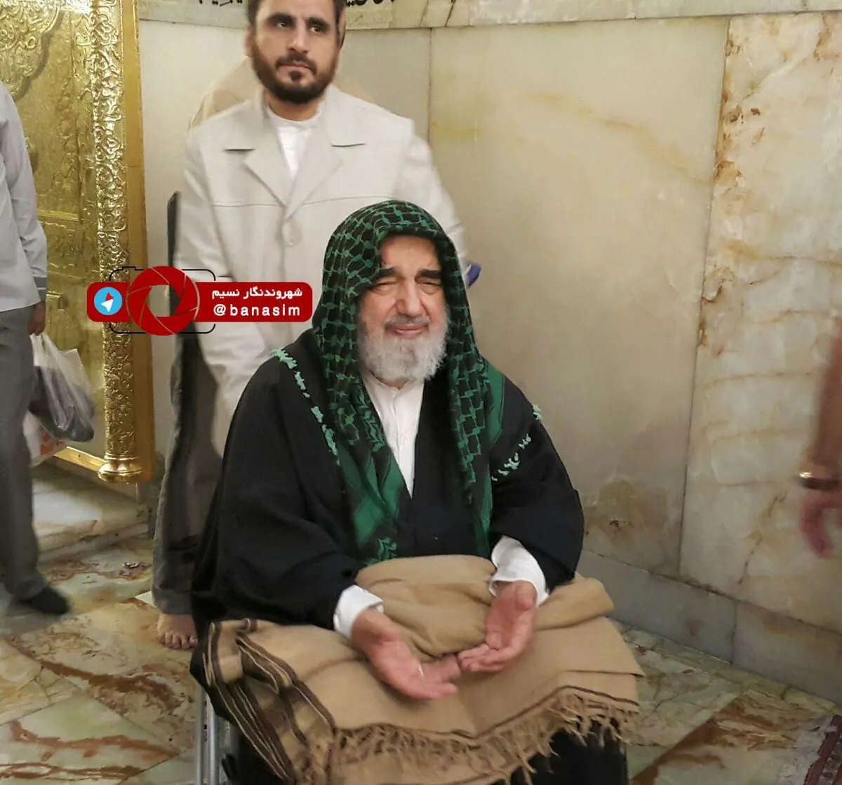 عکس خبری :: آیت‌الله جاودان در حرم مطهر رضوی