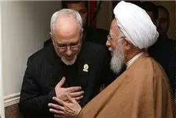 ظریف با آیت‌الله جوادی‌ آملی دیدار کرد