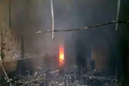 آتش‌سوزی انباری در محله سوهانک