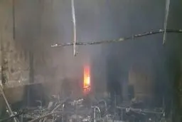 آتش‌سوزی انباری در محله سوهانک