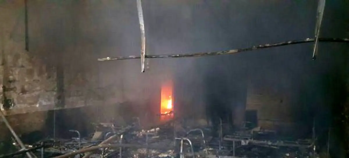 آتش‌سوزی انباری در محله سوهانک