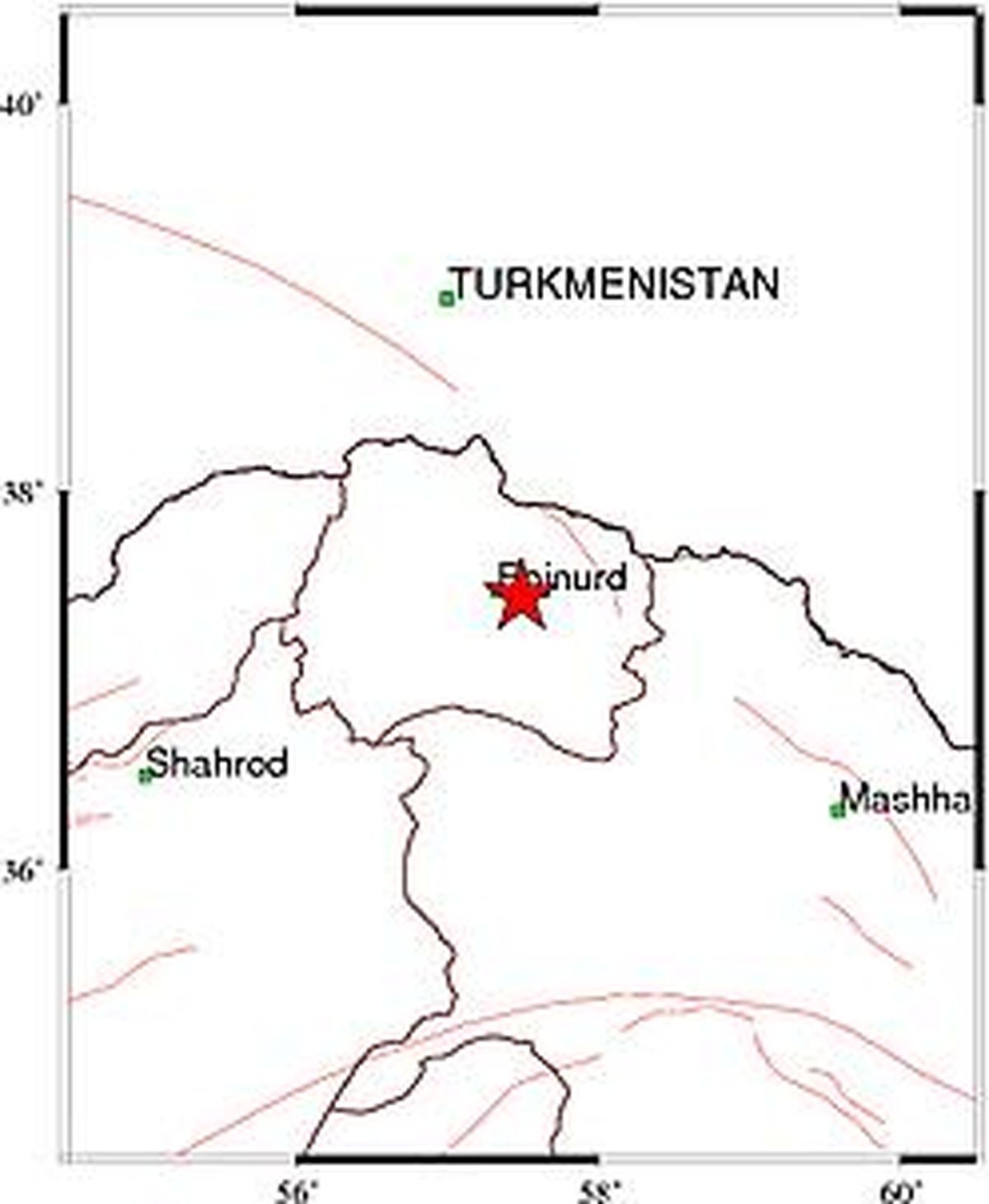 زلزله در منطقه حصار گرمخان خراسان شمالی