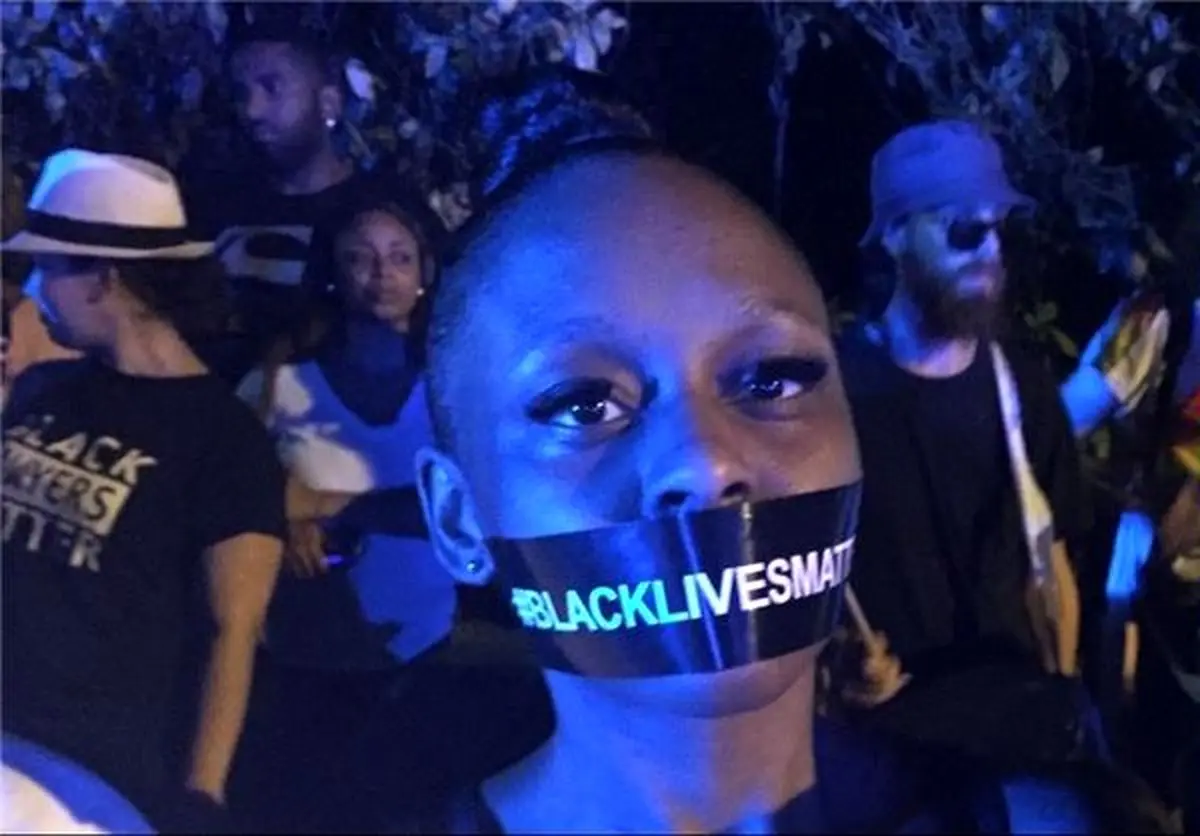 تظاهرات مردمی ضد تبعیض نژادی در "جورجیا" با وجود پلیس+عکس