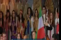 انتقاد مجری مصری از حضور غیر رسمی یک هیات پارلمانی مصر در نشست منافقین