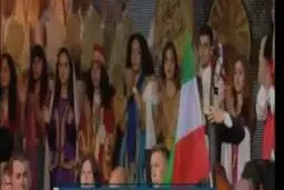 انتقاد مجری مصری از حضور غیر رسمی یک هیات پارلمانی مصر در نشست منافقین
