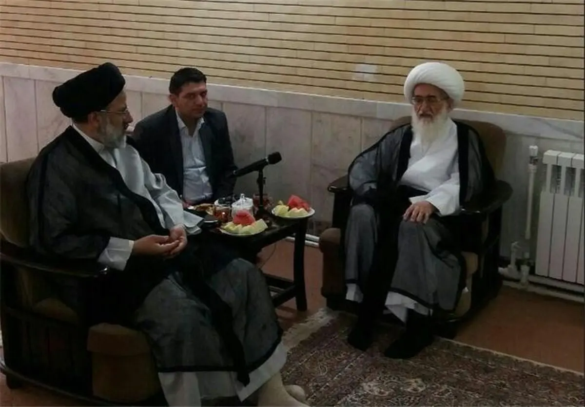 آیت‌الله نوری‌ همدانی از حجت‌الاسلام رئیسی تقدیر کرد