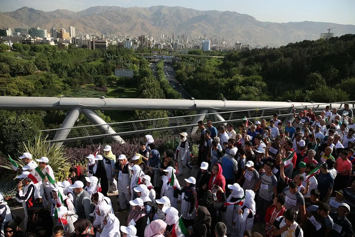 همایش دو " روز المپیک" در پل طبیعت برگزار شد