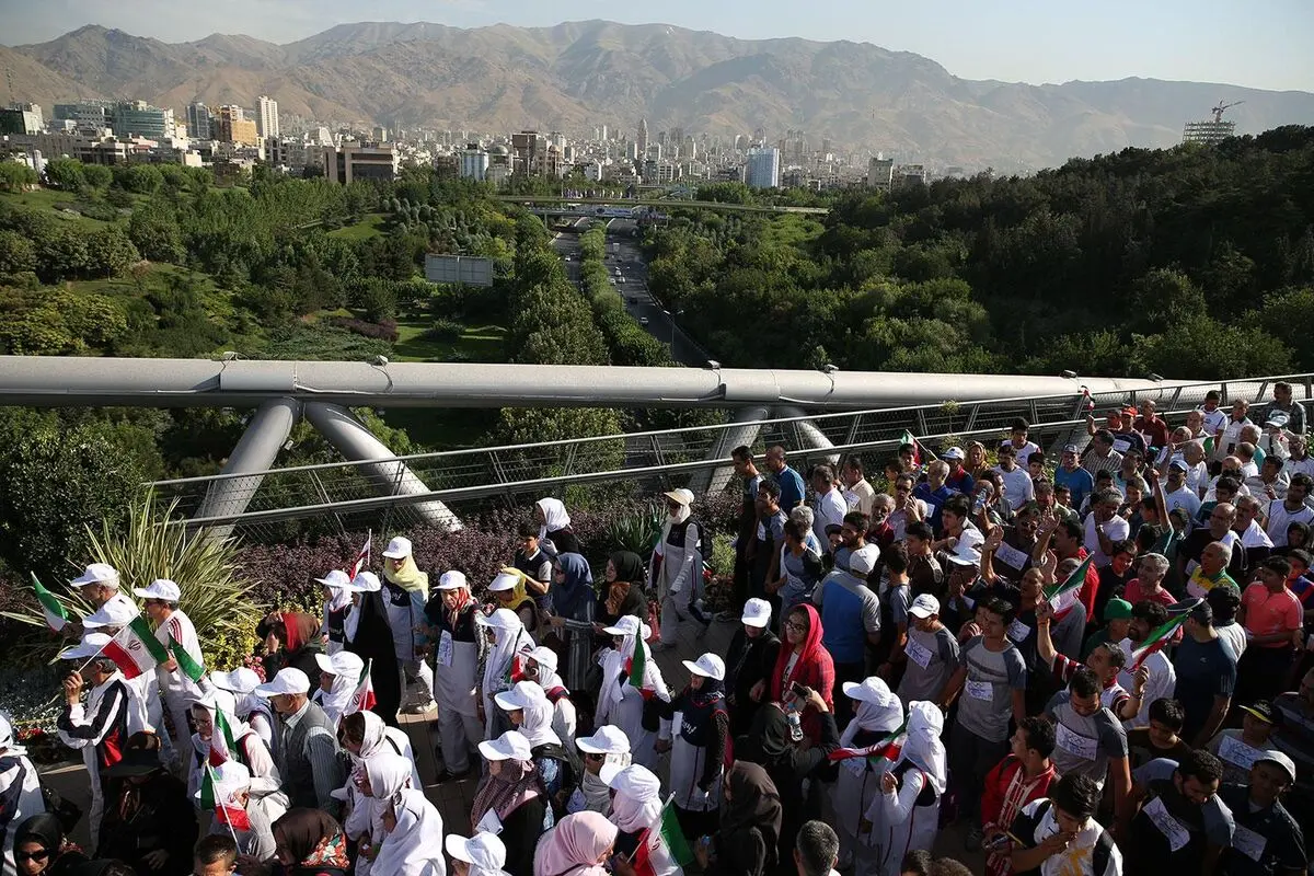 همایش دو " روز المپیک" در پل طبیعت برگزار شد