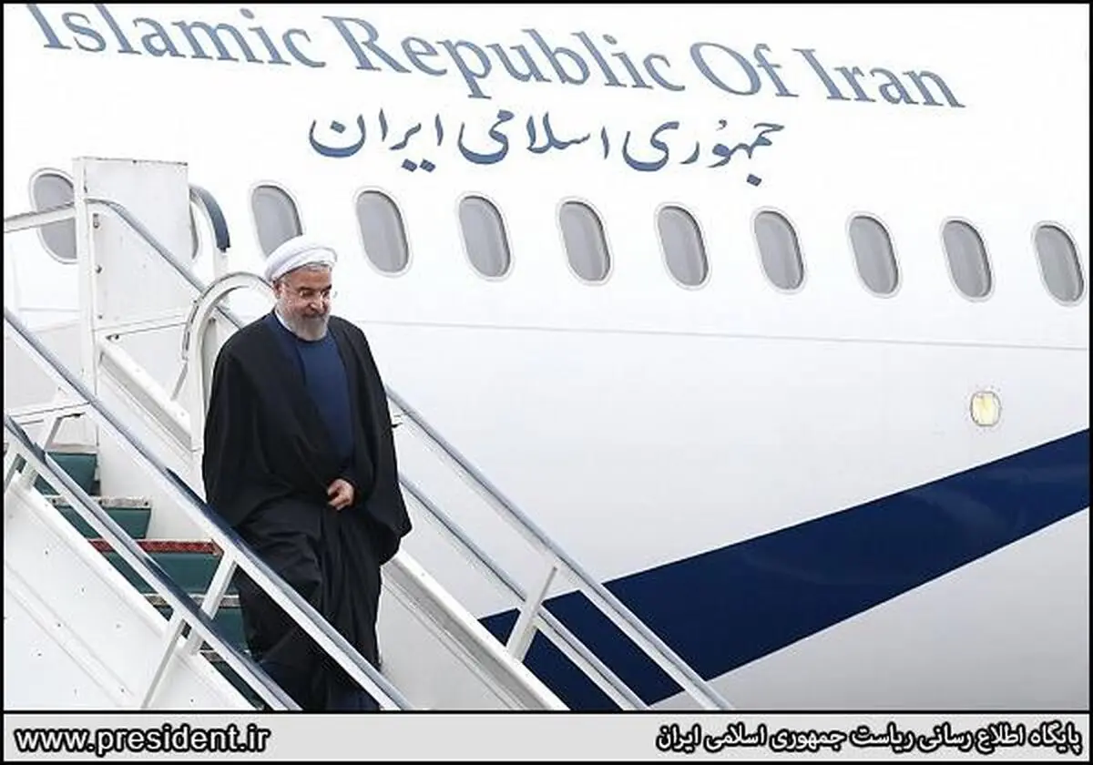 رئیس‌جمهور وارد استان کرمانشاه شد