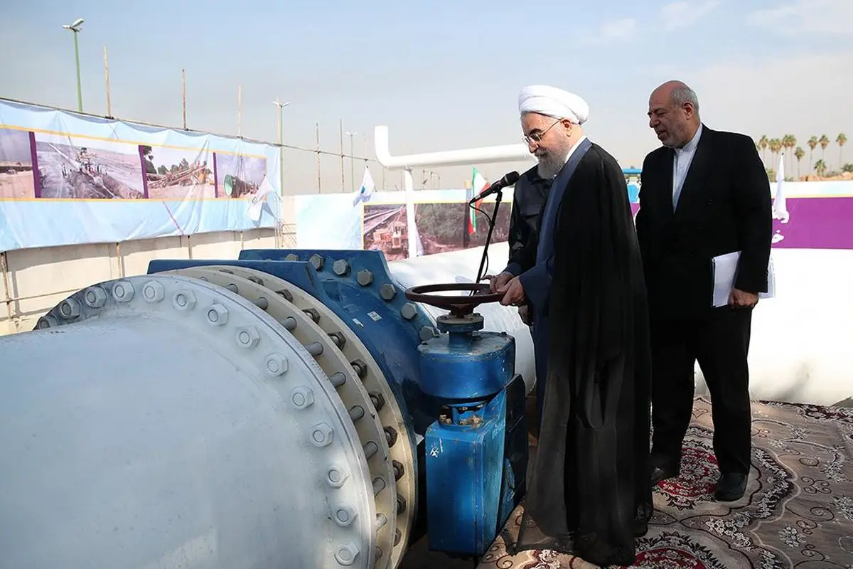 طرح آب‌رسانی غدیر به شهر اهواز به بهره‌برداری رسید
