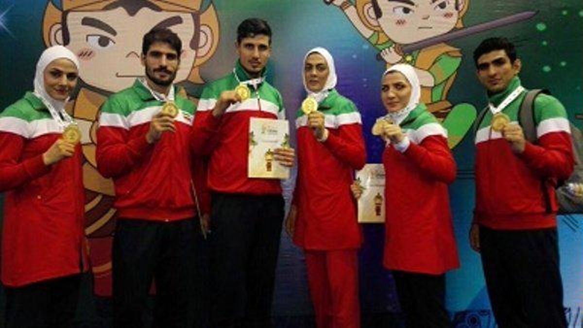 طلایی دیگر در کلکسیون افتخارات قلی‌پور، فضلی به نقره بسنده کرد/ تیم ملی ووشو ایران نایب قهرمان شد