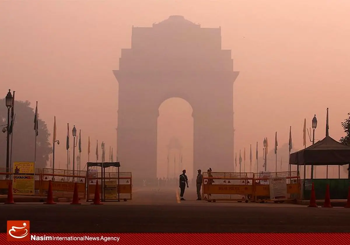 آلودگی بی سابقه هوا در دهلی نو