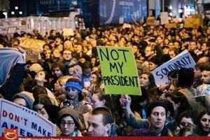 تظاهرات سراسری ضد ترامپ در آمریکا