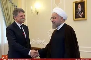 دیدار رئیس مجلس مجارستان با رئیس جمهور