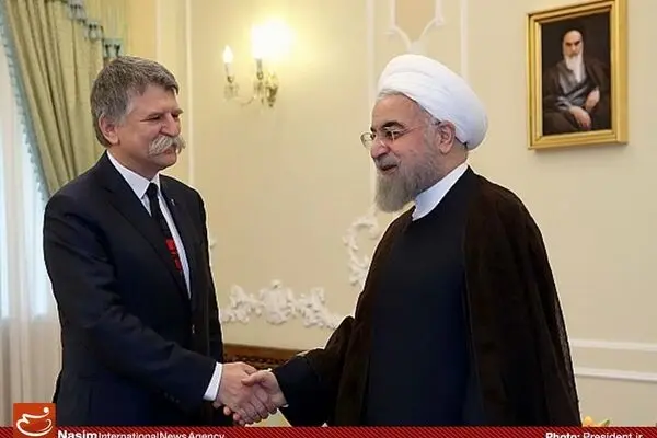 دیدار رئیس مجلس مجارستان با رئیس جمهور