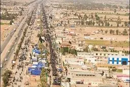 اقامه نماز جماعت سراسری از نجف تا کربلا