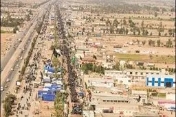 اقامه نماز جماعت سراسری از نجف تا کربلا